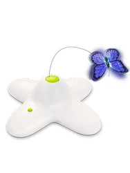 Wholesale Free Samples 360 Rotate Interactive Funny Cat Stick,Wholesale Cat Butterfly Toy