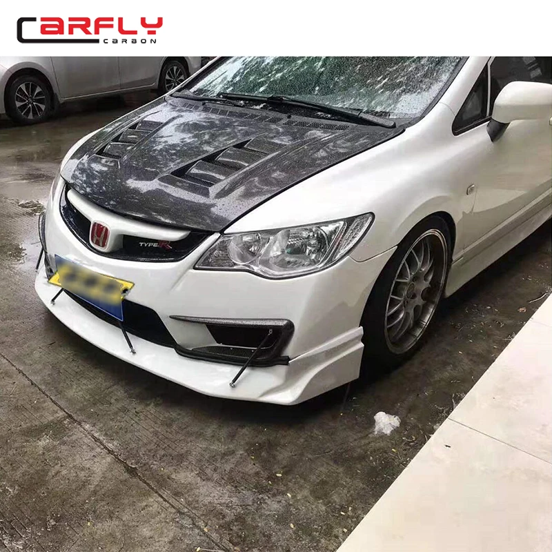 Carbon fiber bonnet car parts For Honda FD2 Engine Hood
