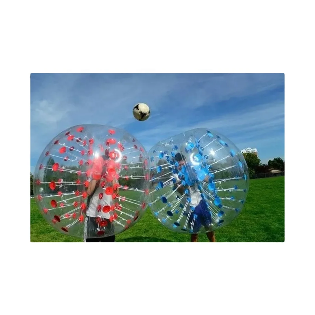 
Colored grass inflatable touch ball bubble football inflatable collision ball new competitive grass earth 