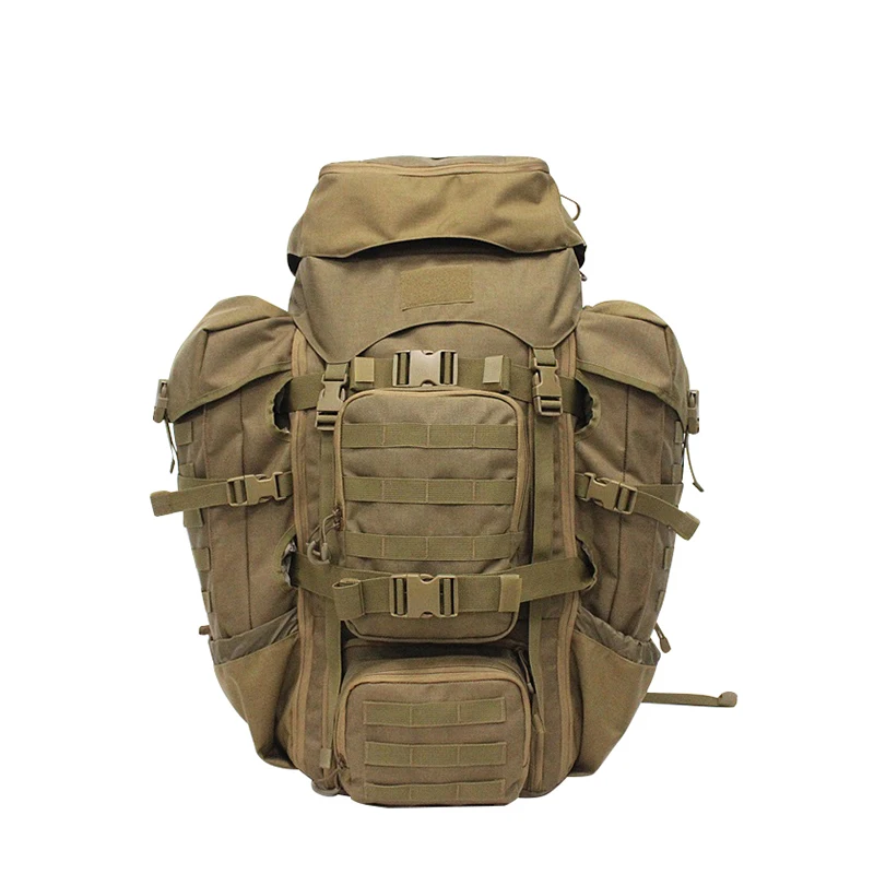 Large Capacity 1050 Cordura Camping Hiking Tactical Outdoor Rucksack Tactical Multifunction Travel Molle System Backpack