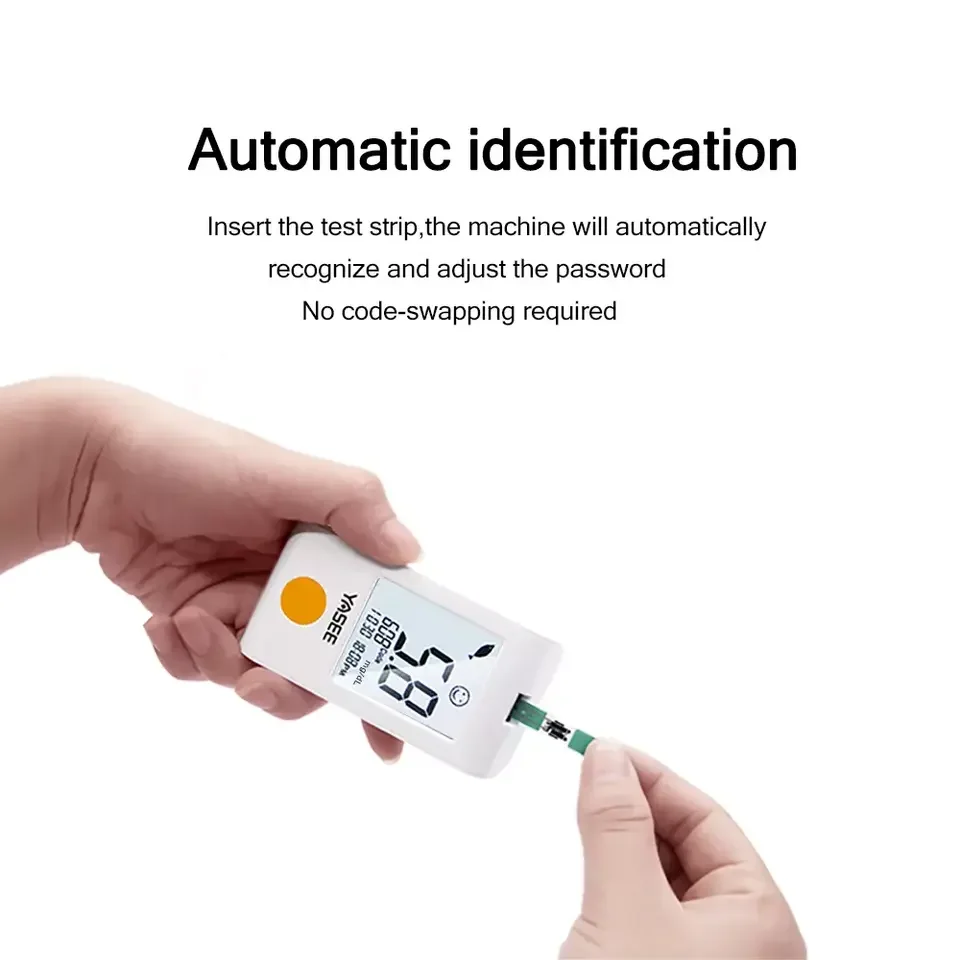 2023 Hospital  Sugar Monitor Kit Blood Glucose Testing Machine Blood Glucose Meter Blood Sugar Monitor
