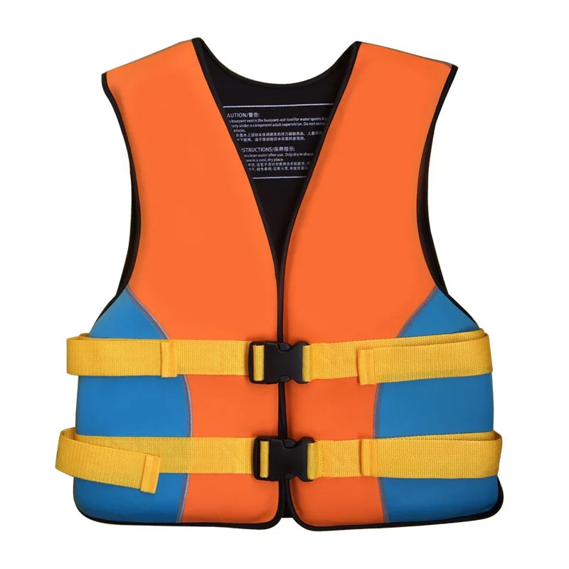Professional Adult Child Life Vest Neoprene life jackets watersports for kayak, Fishing Drifting Swimming Boating
