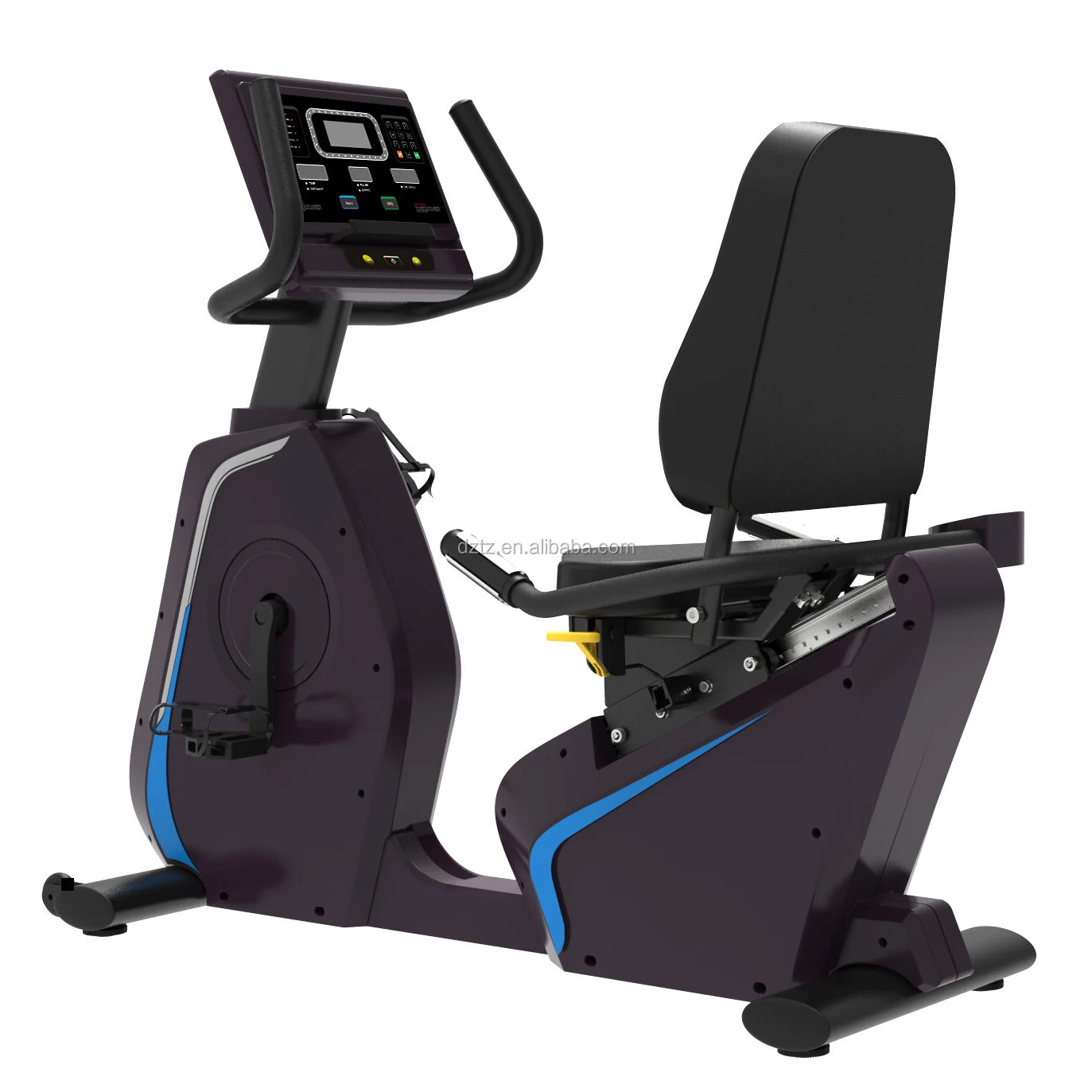 TZ-2020B Commercial Recumbent Bike LED Display with Steel Material for Universal Exercise Applications