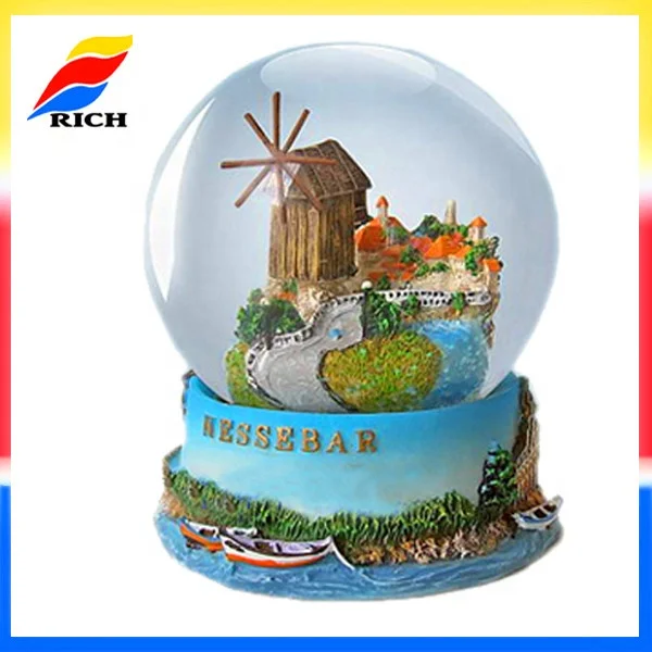 OEM Chile cheap souvenirs glass snow ball for sale