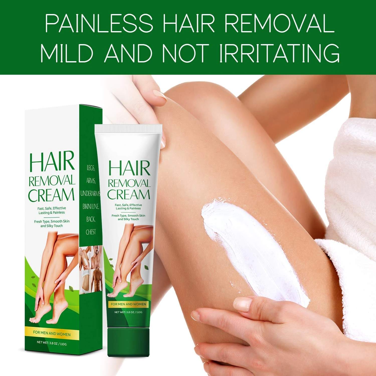 OEM Painless Depilatory Legs Depilation Armpit hair removal cream Private label