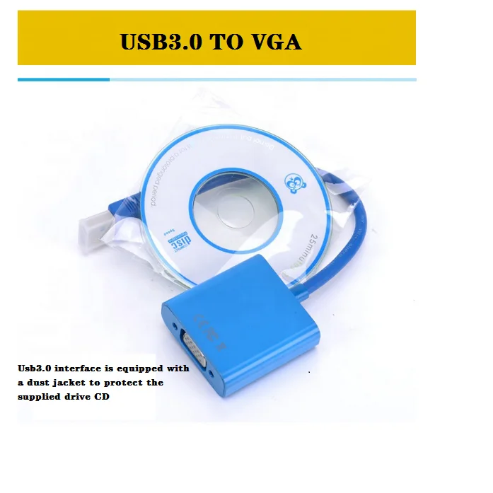 USB к интерфейсу проектора VGA внешняя видеокарта 3 0 конвертеру адаптер преобразования