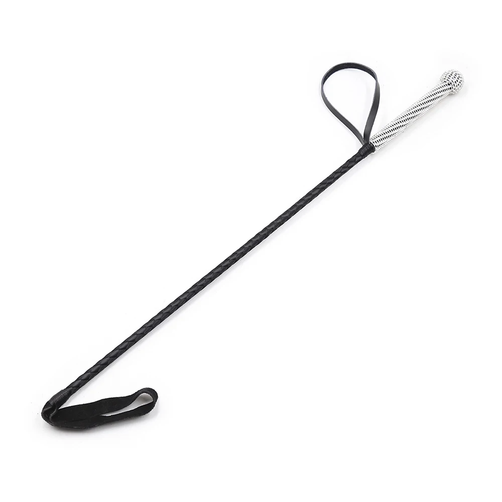 
High-grade Crystal BDSM Spanking Whip Bondage Floggers Sexy Toys for Female Long Whips for Stage Property Kit 