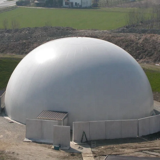 Двойной мембранный биогазовый шар для биогазовой