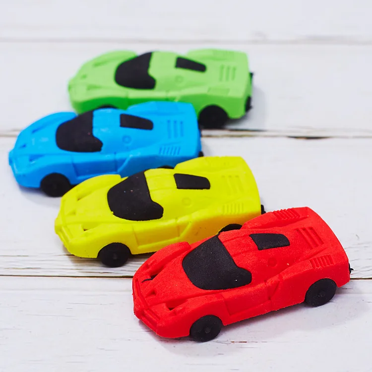 Detachable Car Erasers for Boy Durable Pencil Eraser For Kids Stationery