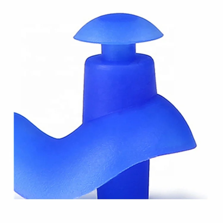 Pink brand new soft silicone earplugs for swimming swimmer swimming earplug set