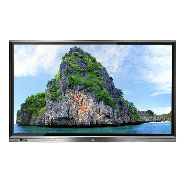 
86 inch movable digital multi interface writing IR technology monitor interactive panel 