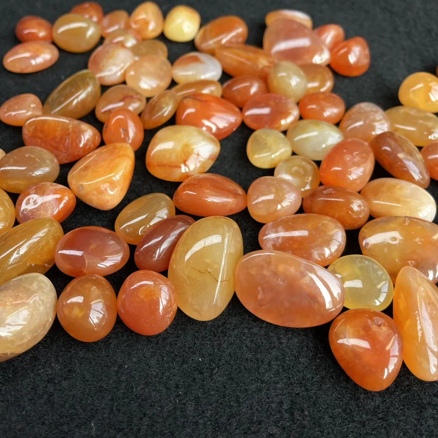 Wholesale Natural Red Carnelian Tumbled Stones for Healing Stones Home Decoration