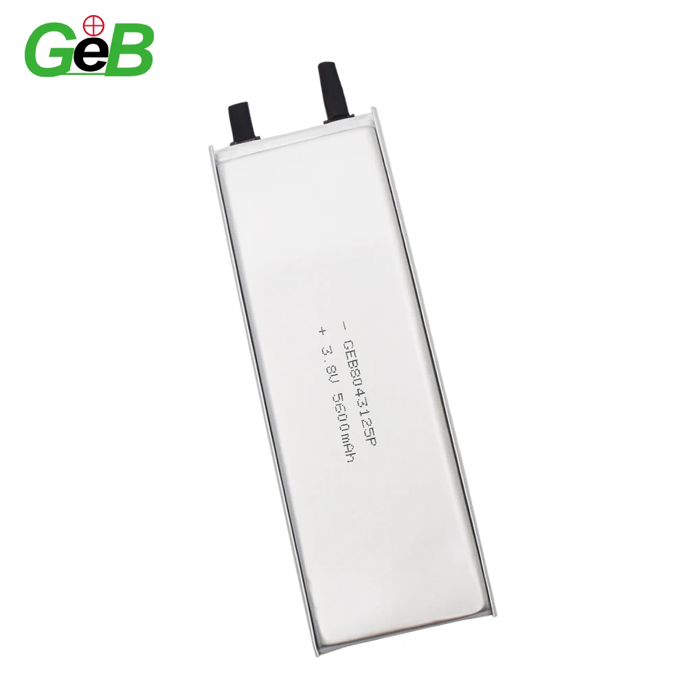  8043125 NCM 3 7 v 5600mah Регулярный литий-полимерный аккумулятор для внешнего
