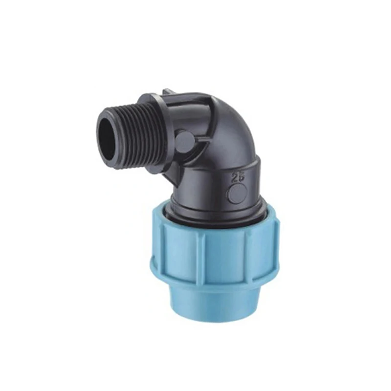 SWD Factory PN16 IRRIGATION HDPE PP Italian COMPRESSION fittings pipe plastic for quick Connector  fittings PP Compression Tee