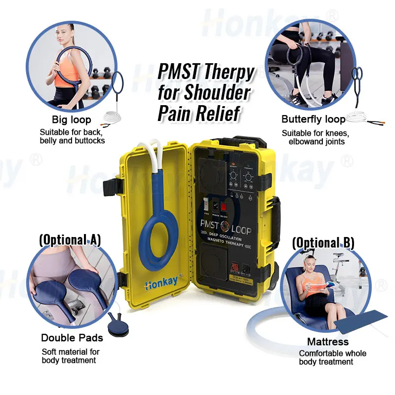 Portable PEMF LOOP Physio Magneto Therapy Accelerates Healing Quick Recovery from Injuries Improved Performance PMST LOOP