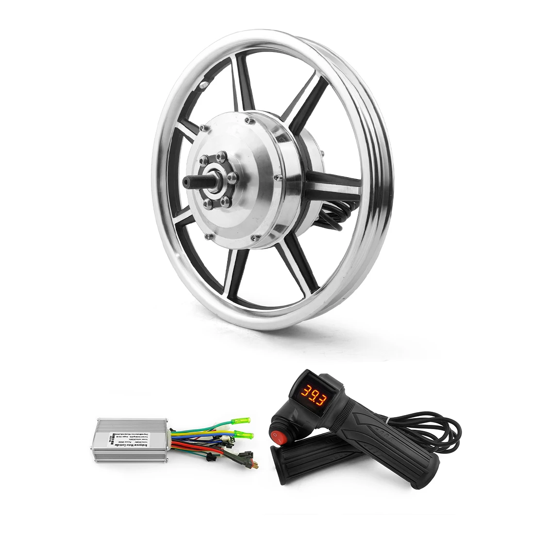 cheap DIY 14inch 350w 36v 48v electric bicycle Spare Parts hub brushless motor
