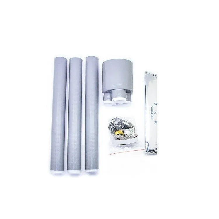 High voltage three finger cold shrink insulated terminal tube for cable protection