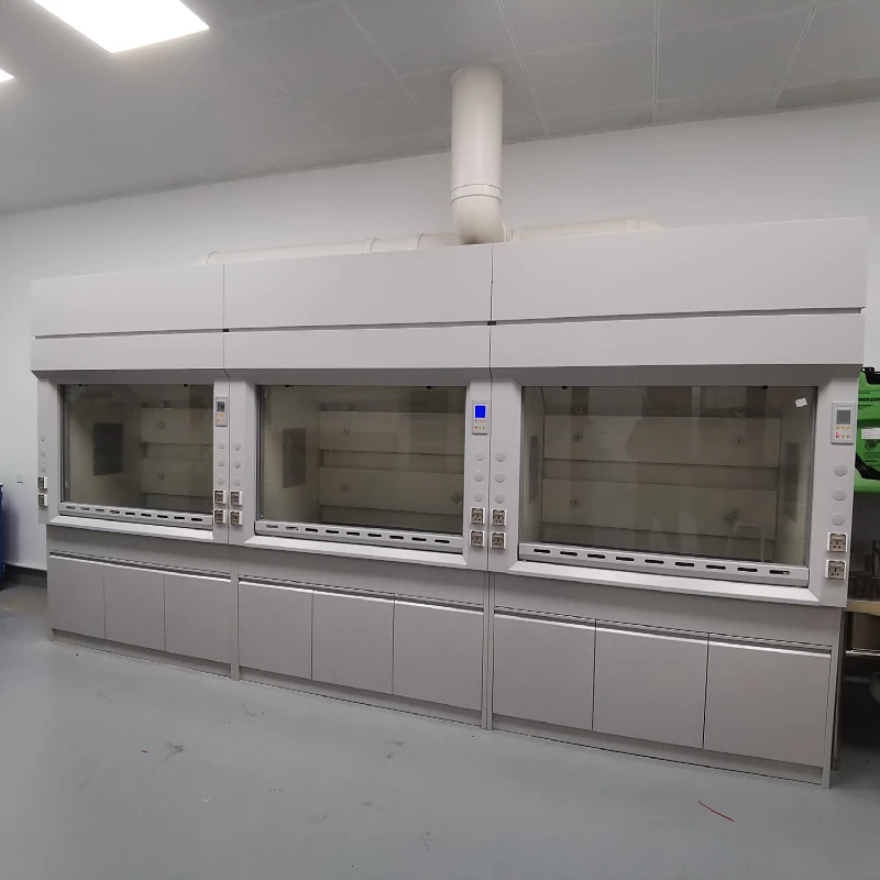 Wholesale Customized Laboratory Working Bench Chemistry Laboratory Table PP Fume Hood Lab Work Bench