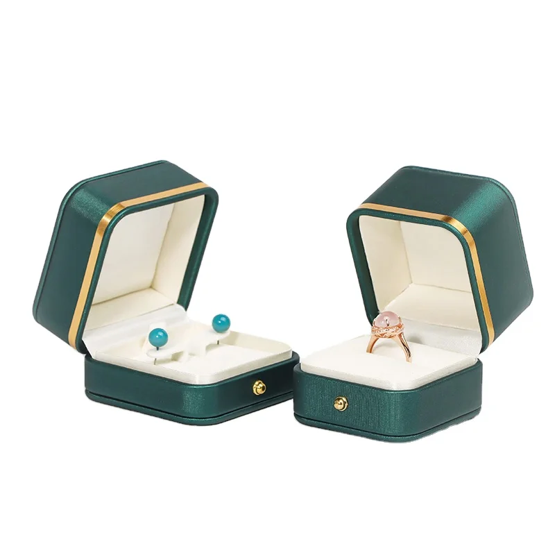 Romi Custom Pu кожаный бархатный Магнитный Роскошный браслет ожерелье кольцо коробка для упаковки ювелирных изделий коробки