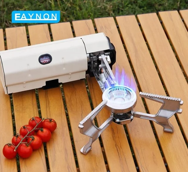 Eaynon Outdoor Portable Folding Camping  Cooking Utensils Gas Hot Pot Stove With Bag