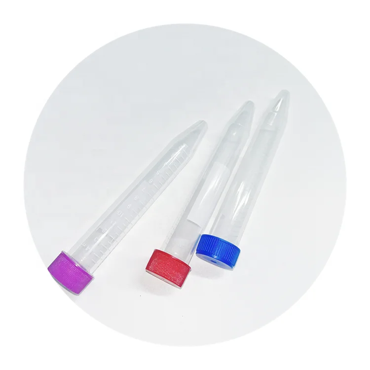 Медицинские и научные лабораторные расходные материалы цилиндрическая центрифужная трубка с коническим дном лаборатория 15 мл 50 для