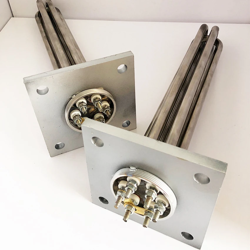 New Technology 50Kw Explosion Proof Tubular Flange Screw Immersion Heaters