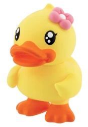 B.Duck  Hot Selling Cute Saving Bank 16 cm Duck Kids PVC Coin Bank