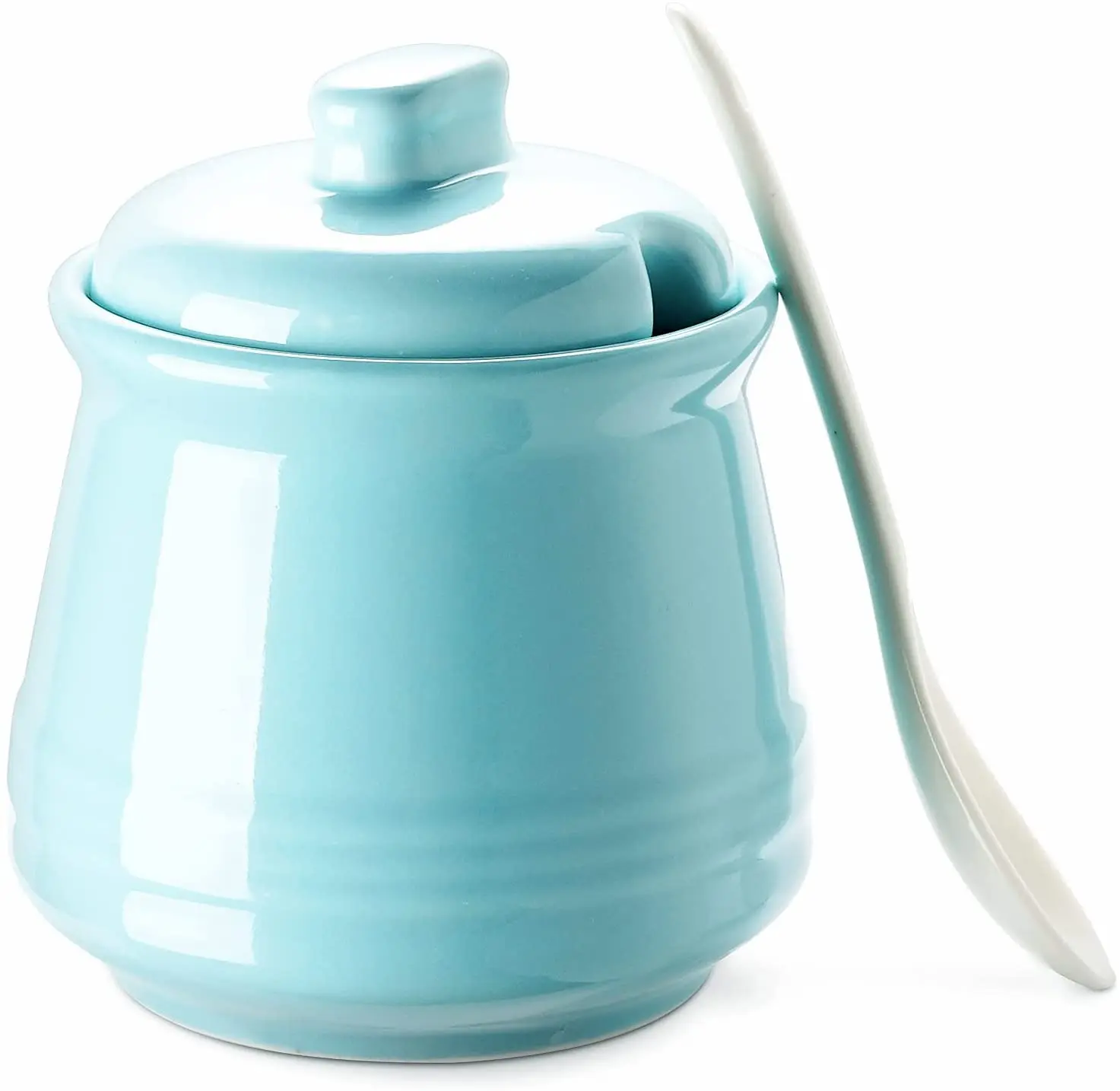 Black White Custom Kitchen Set Creamer and Sugar Pots