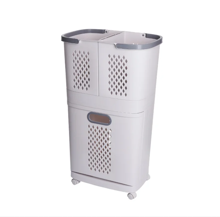 Laundry basket New design Household Plastic basket shelf for bathroom