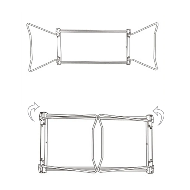 Outdoor foldable table bracket small table frame
