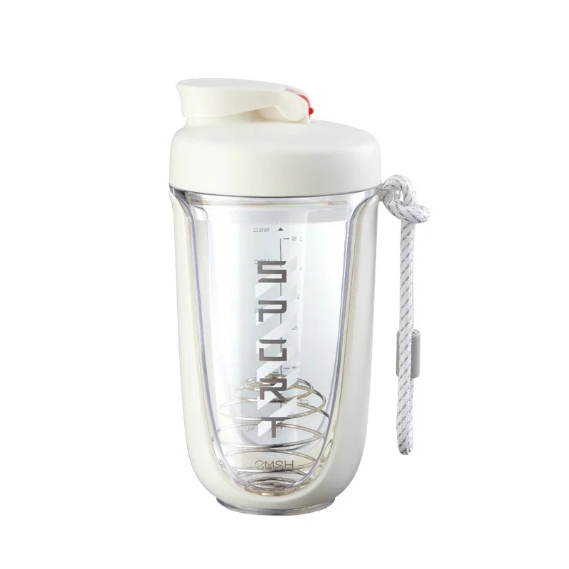 Custom Logo Wholesale Shaker Cup Bottle 600Ml Bpa Free Plastic Gym Protein Shaker Bottle with mixing ball For Sport Gym