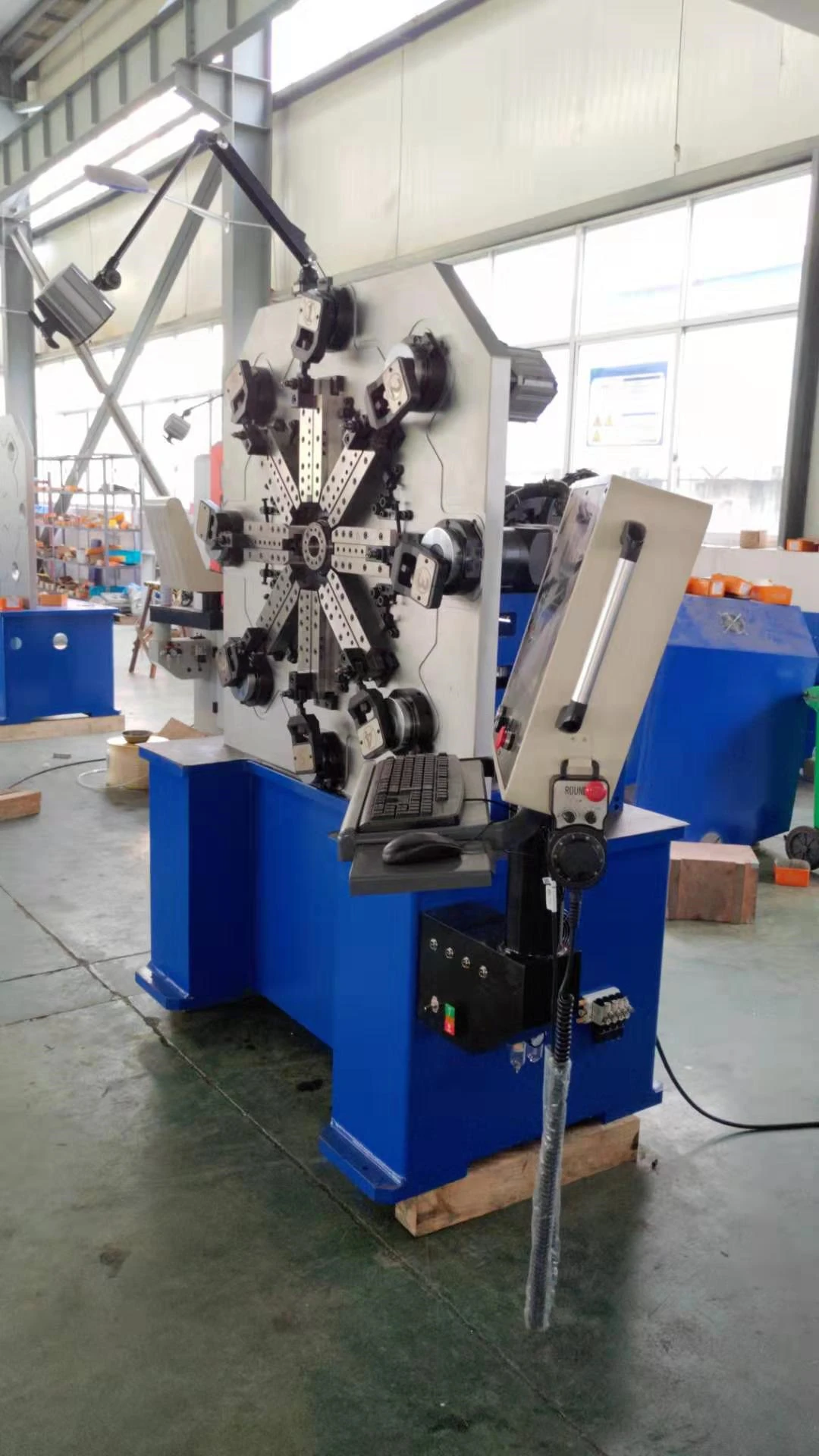 YF brand CNC-1025 China manufacture  new type mechanical  spring  coiling  machine
