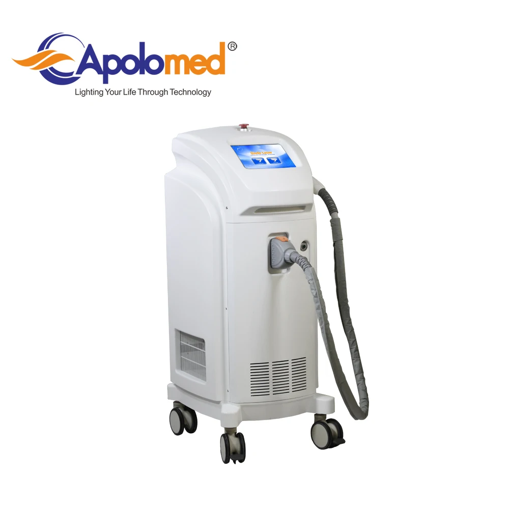 Apolo Epilation 808 hospital hair removal diode laser equipment price high density diode laser hair removal machine prices