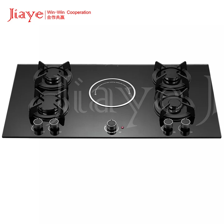 OEM Cooking Appliance Countertop Built in 3 Gas Burner 2 Electric Burner Electric and Gas Cooker Stove