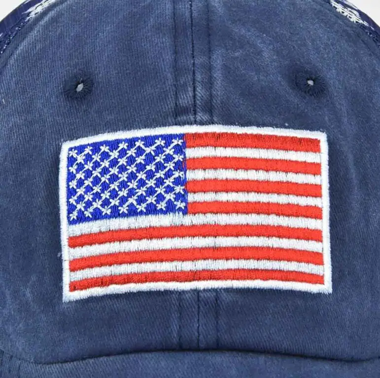 2023082082 US Flag Mesh Star Baseball Hat