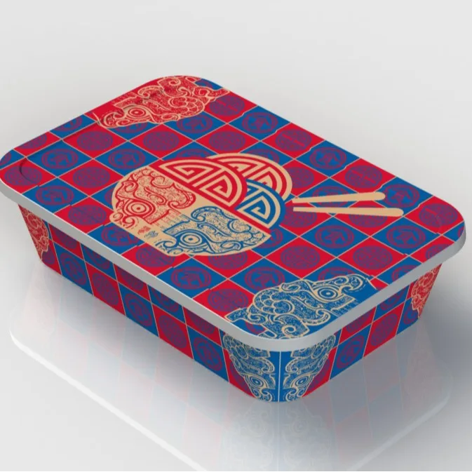 Food Grade 100% Eco friendly Disposable Bamboo pulp Lunch Box Compostable Bento Box Bio Restaurant Tankeaway Packaging Container