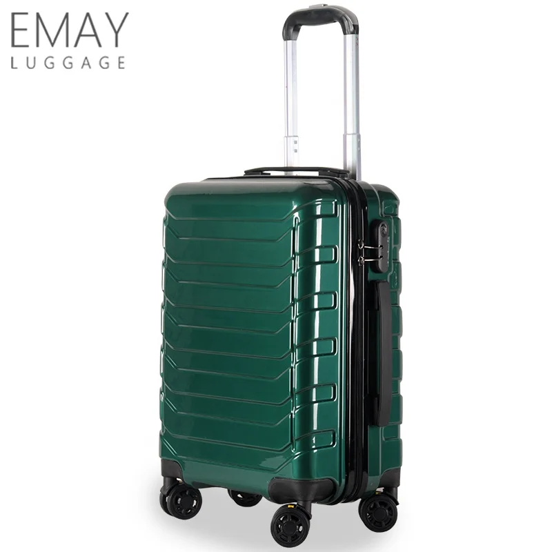 Fashion PC/ABS Men Check in Luggage Hardside Valise Bags Wholesale Suitcases