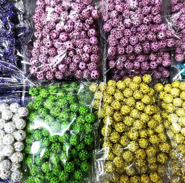 Wholesale Rhinestone Beads Resin Acrylic Beads Crystal Rhinestone For DIY Necklace Bracelet Jewelry