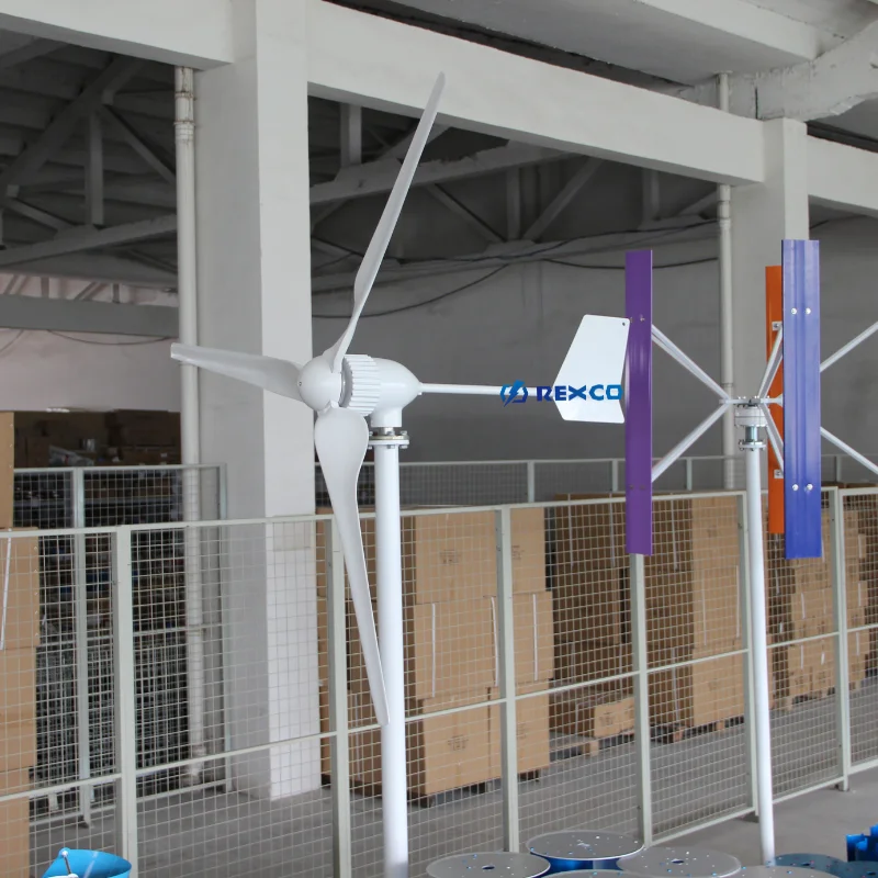 1kw 2kw 3kw 5kw 10kw Wind Turbine Wind Power Generator Solar panels Hybrid  System for Home Use