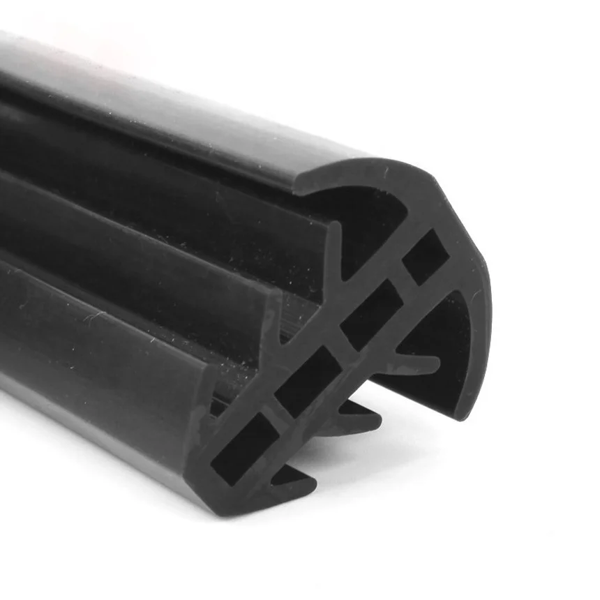 Factory Directly Supply T shape Rubber EPDM  Extrusion Sealing Strip For Solar Panel Gaskets