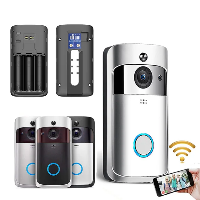 Apartments Smart Wireless Video Intercom Wi-fi Video Door Bell Ir Alarm Hd Ring Doorbell Camera