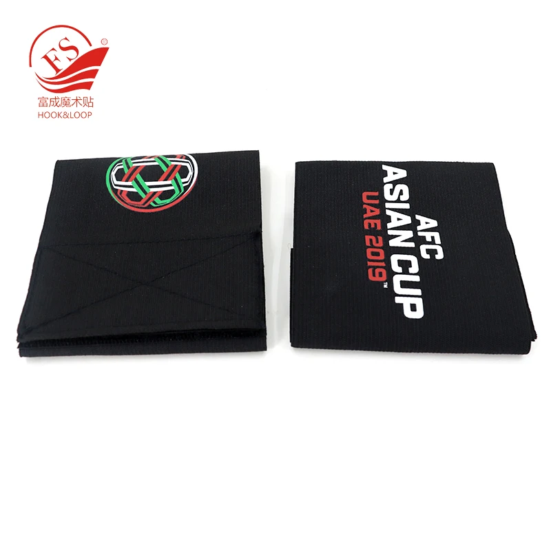 Elastic Adjustable Funeral Armband Sports Captain ArmBands With Custom Logo