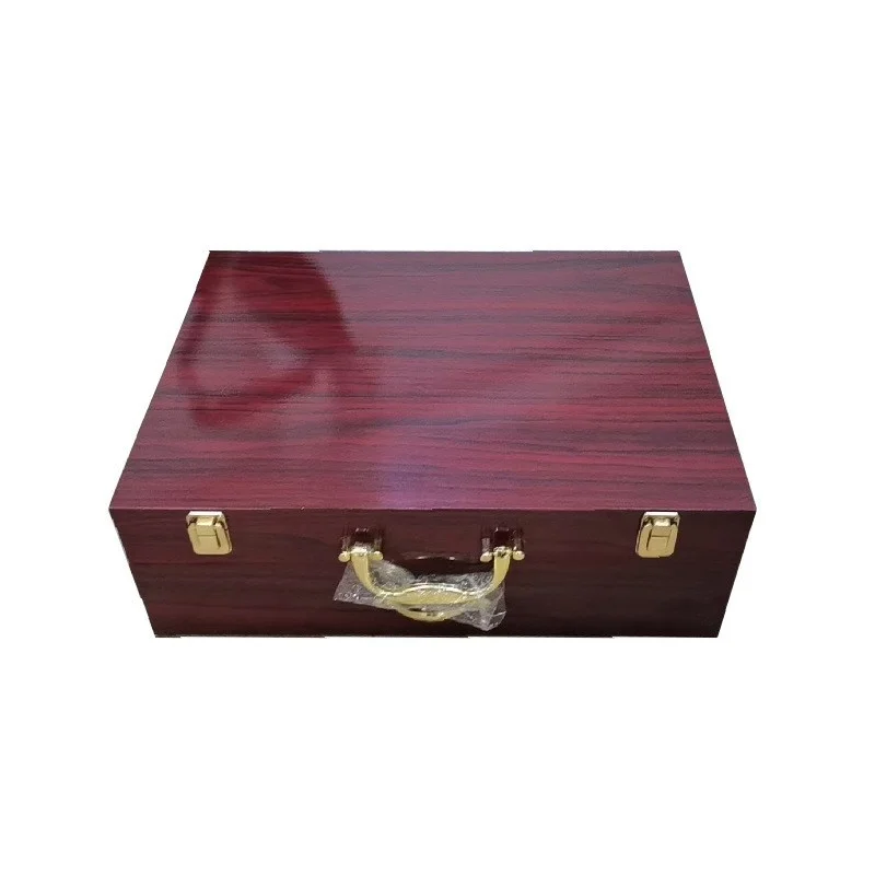 Stainless Steel Knife, Fork and Spoon Set Western Tableware High-end Hotel Restaurant Gift Box Wooden Box 72 Sets