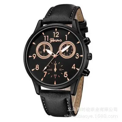 New Product Funky High End Newest Fancy Design Ready Stock Waterproof Sports men Quartz Watches with Leather Band 36