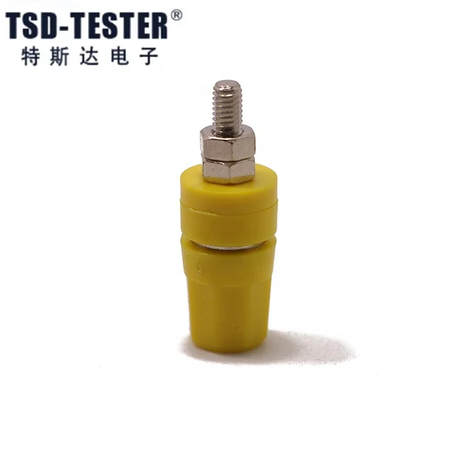 5 colors Nickel Plated Speaker Terminal Binding Post Banana Plug Socket Amplifier Connector for 4mm Banana plug