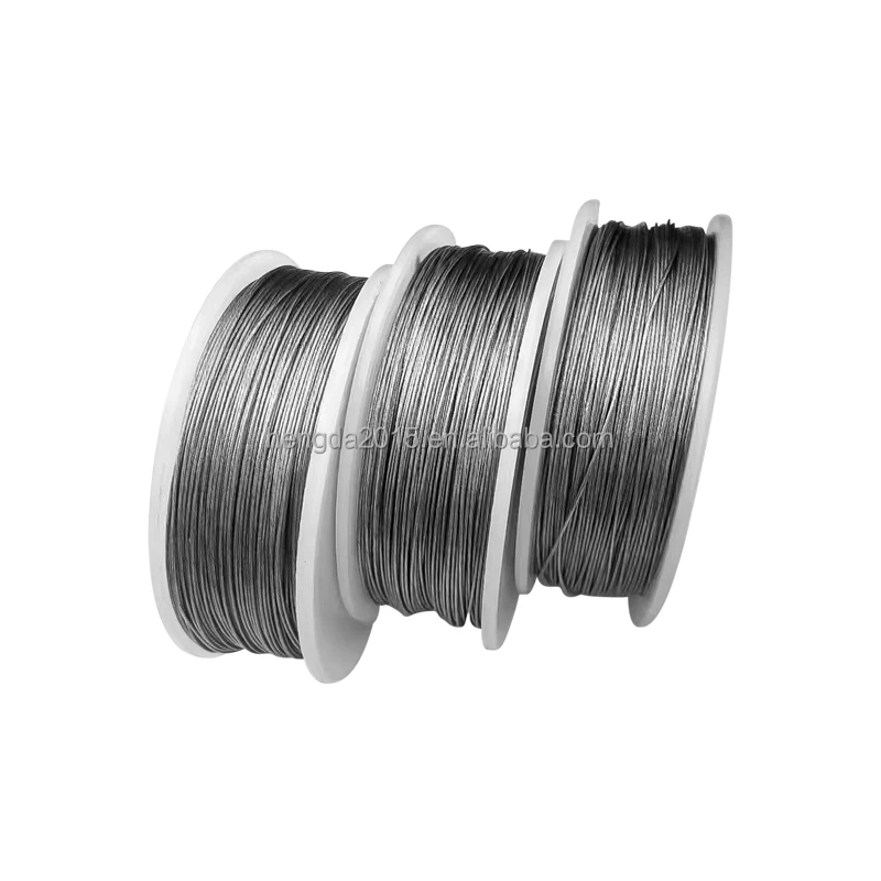 High quality Excellent resistance 100 meters 304 coating galvanized/ stainless steel wire rope