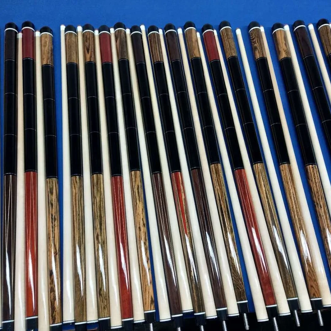Professional billiard cue sticks