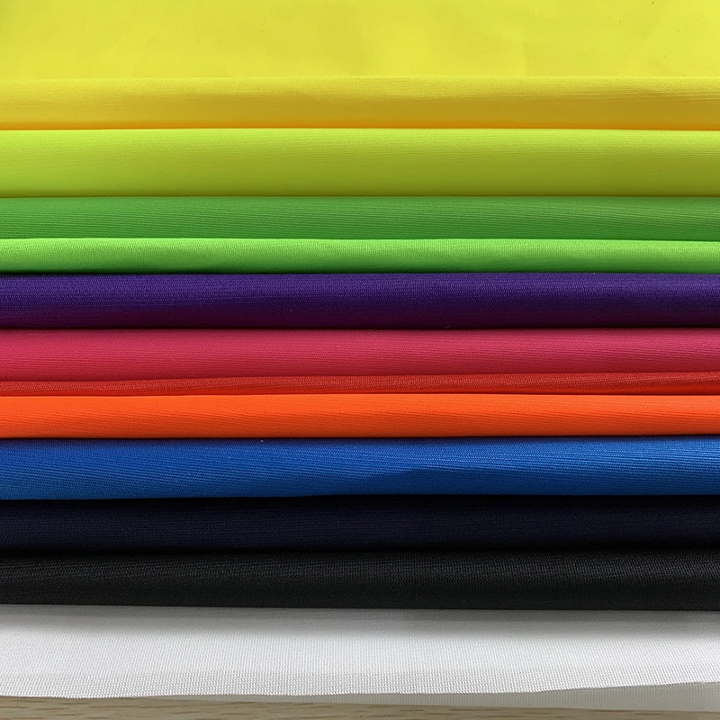 In stock High quality 100% Polyester FR Fluorescent Reflective Fabric for Construction Vest