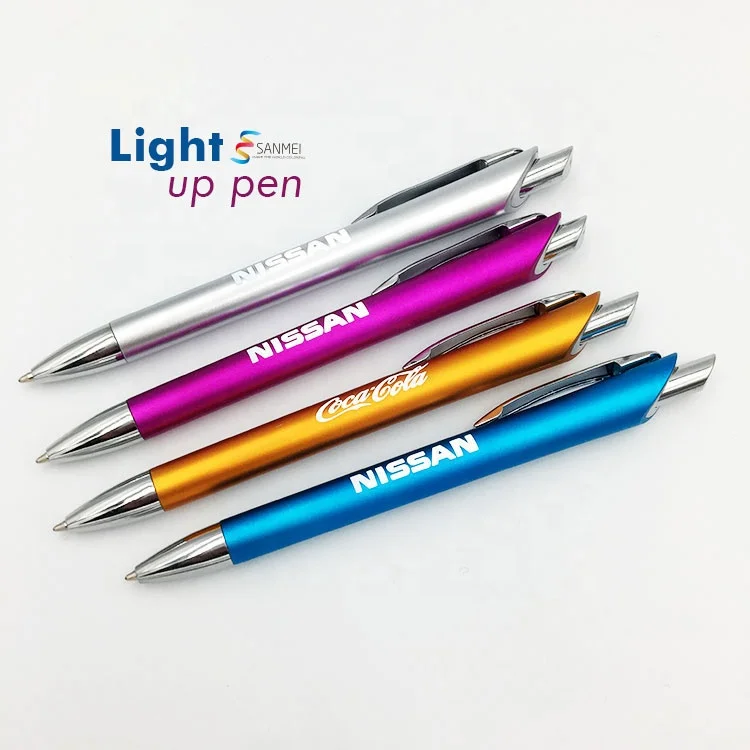 New arrival promotional custom laser light pen with metal clip