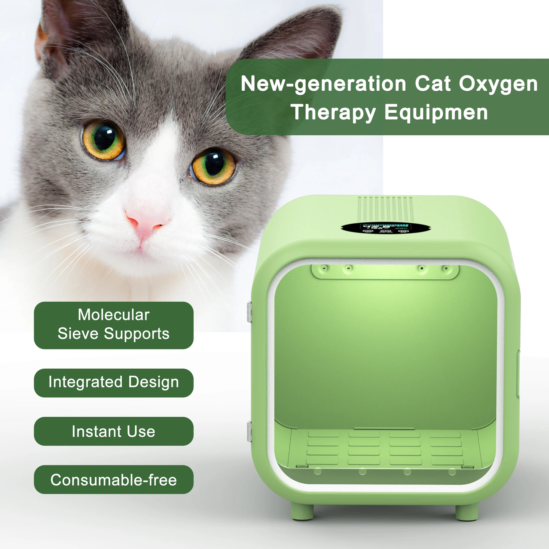 OEM wholesale cat puppy Veterinary oxygen Therapy Equipment For animal clinic or Horse use